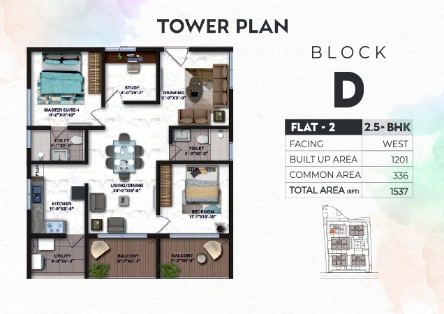 Tower D floor plan 2