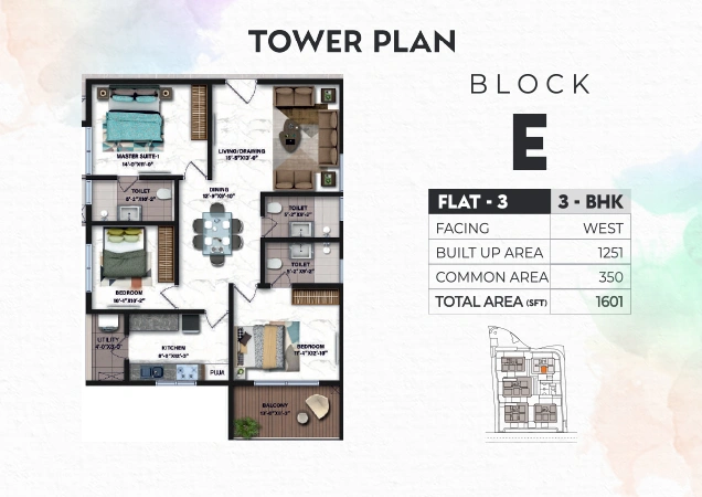 Tower E floor plan 2
